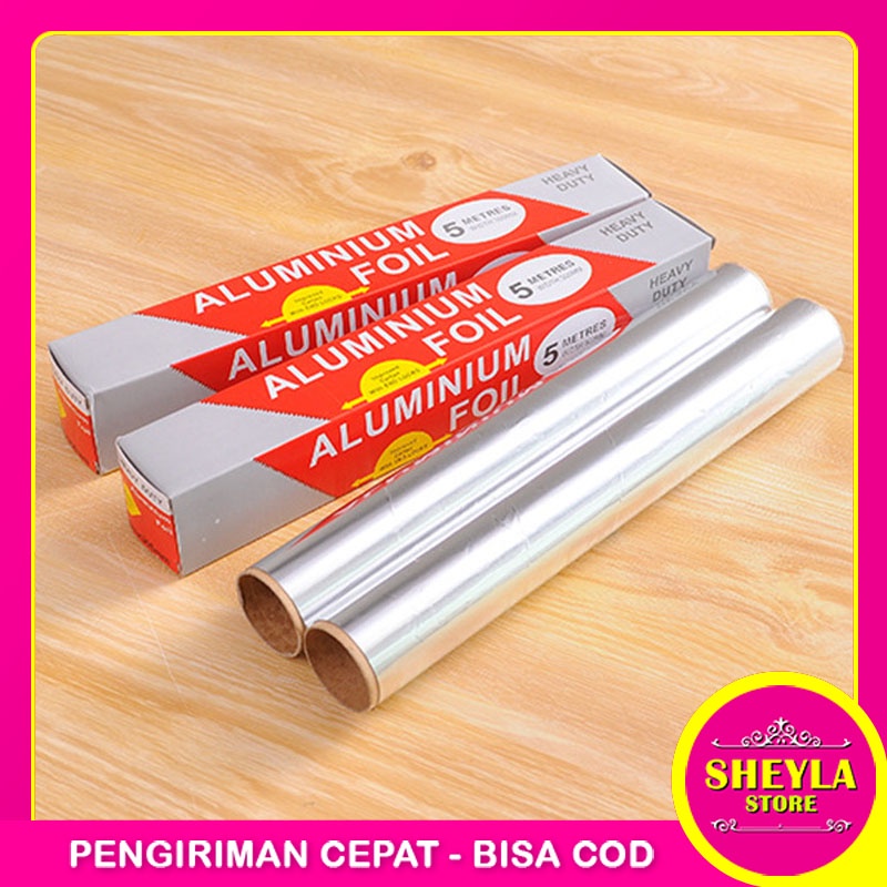 Jual Aluminium Foil Roll Heavy Duty / Kertas Aluminium Foil / Kertas