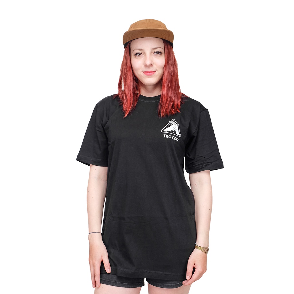 Troy Company T-Shirt Kaos Hitam MT 1746