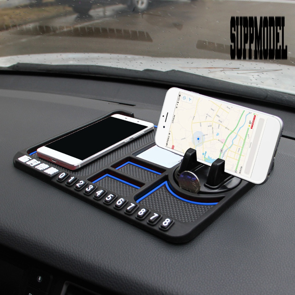 Stand Holder Handphone / Kunci Multifungsi Anti slip Untuk Dashboard Mobil