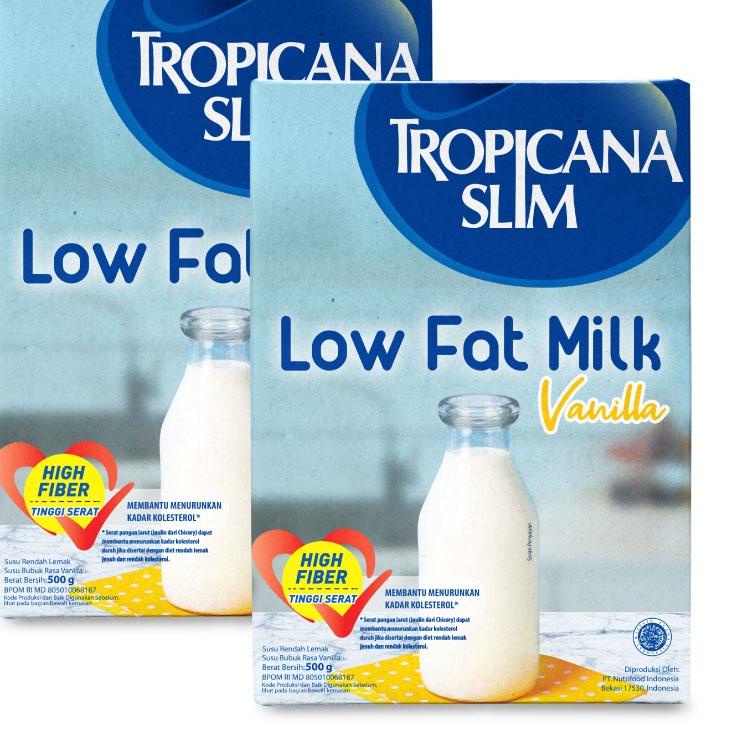 

Trend - Twin Pack - Tropicana Slim Susu Low Fat Vanilla 500gr - Bantu Turunkan Kolesterol 시