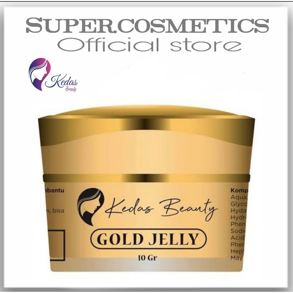 Cream Gold Jelly kedas Beauty Original Pemutih Wajah Dan Badan BPOM