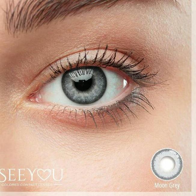 ♠ SOFTLENS I SEE YOU MOON GREY (-0.50 S/D -6.00) ➱