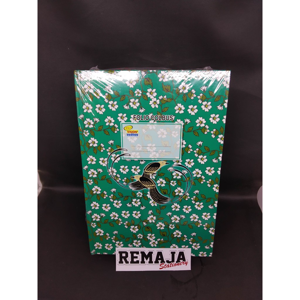 

Buku Folio Hard Cover Vision isi 200