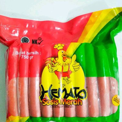 

Hemato Sosis Ayam Merah 750gr