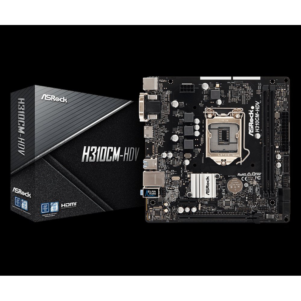 Motherboard Asrock H310CM HDV Bagus