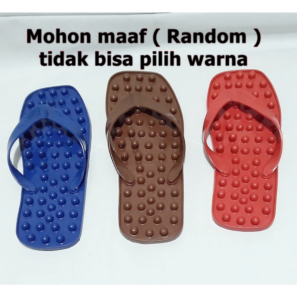 Sandal Refleksi sandal rematik sandal kesehatan Alas kaki BATU KOTAK