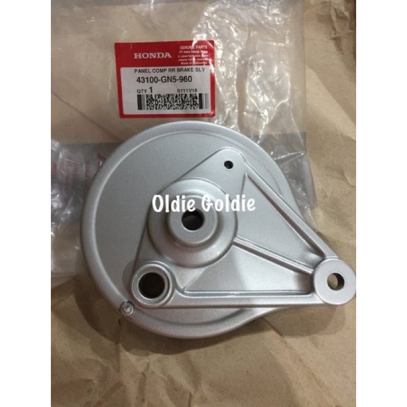 Panel Tutup Tromol Belakang Honda Win Grand Supra X 100 Silver Ori 43100-GN5-830FMS