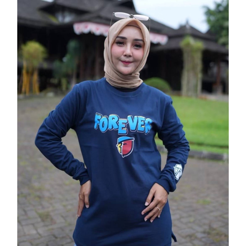 Kaos wanita lengan panjang/kaos wanita jumbo adem/kaos wanita lengan panjang