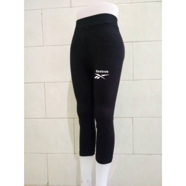  LEGGING  IMPORT Reebok  7 8 TEBAL TIDAK TEMBUS Shopee 