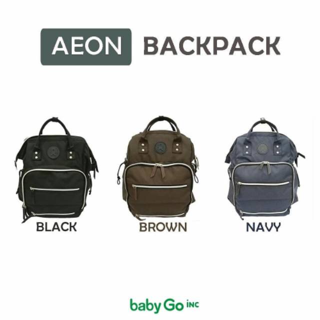 BABYGO INC AEON DIAPER BAG BACKPACK TAS BAYI BABYGOINC BABY GO