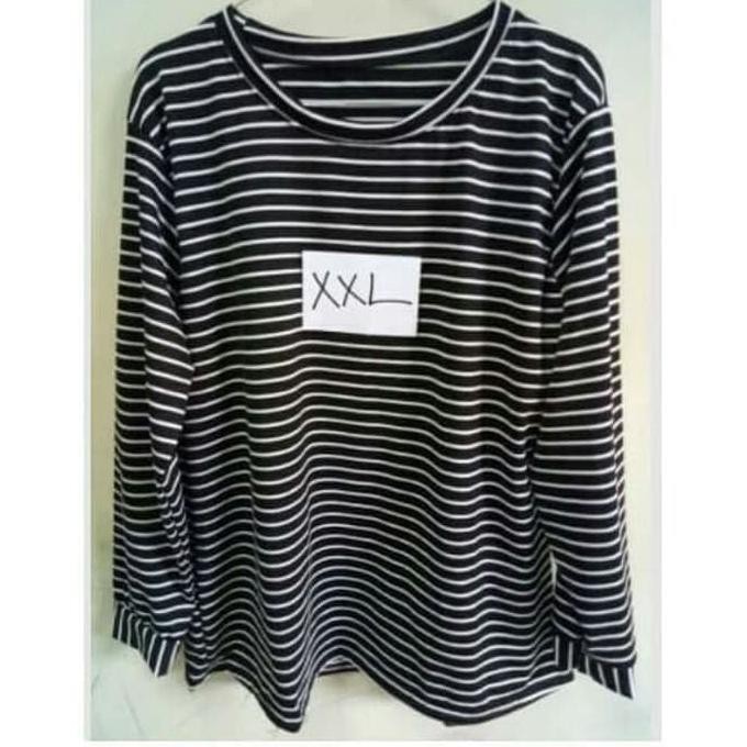 YUK BELI ATASAN WANITA JUMBO STEVY TOP / STEVY KAOS BELANG JUMBO XXL LD 120CM CEPETAN..