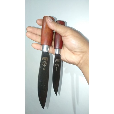 Herder Original Jerman Terjamin COD, 4 & 5 inchi + Sarung. Pisau Jerman Cap Garpu HERDER Solingen Ge