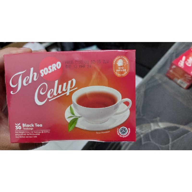 

Teh celup sosro isi 30