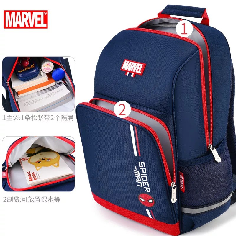 Tas Ransel  sekolah Disney Marvel Tas Sekolah untuk Anak Laki-laki tk sd smp sma kuliah kerja