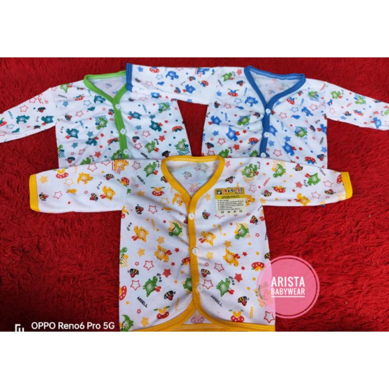 ARSELbaby - atasan baju bayi putih motif