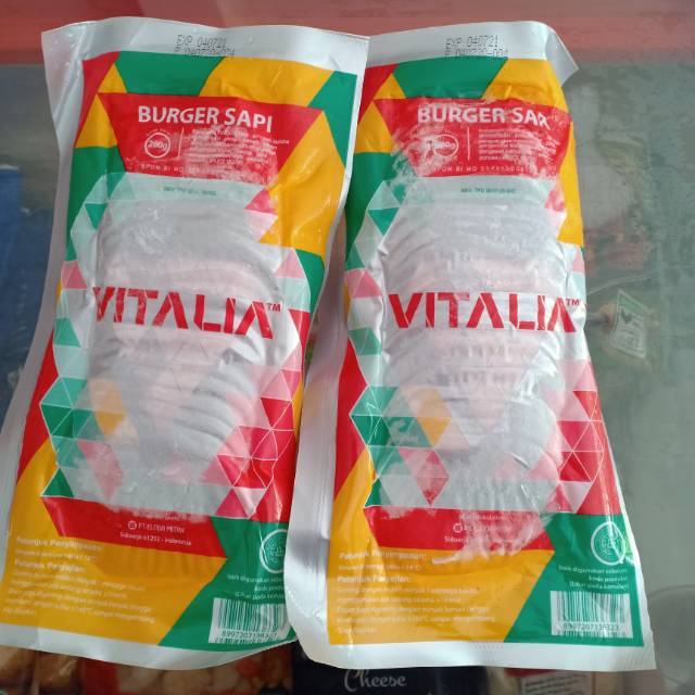 

Vitalia smoke beef burger sapi isi 20