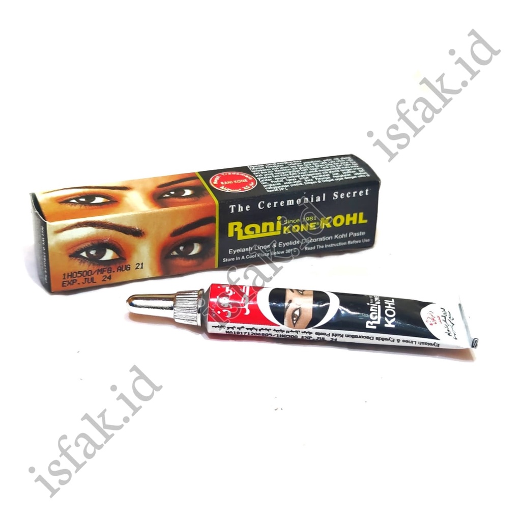 Rani Kone Kohl Celak Mata Arab Original Sipat Mata Rani Eyelash Lines Dan Eyelids Decoration KOHL Kone