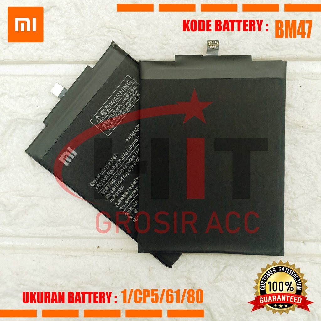 Baterai Battery BM47 Xiaomi Redmi 3 3s 3x 3 Pro | Redmi 4x