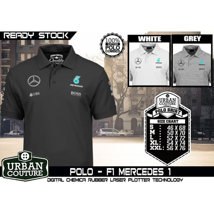 T-shirt POLO - F1 MERCEDES 1 Limited