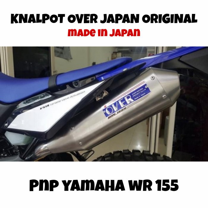 KNALPOT OVER JAPAN ORIGINAL YAMAHA WR 155
