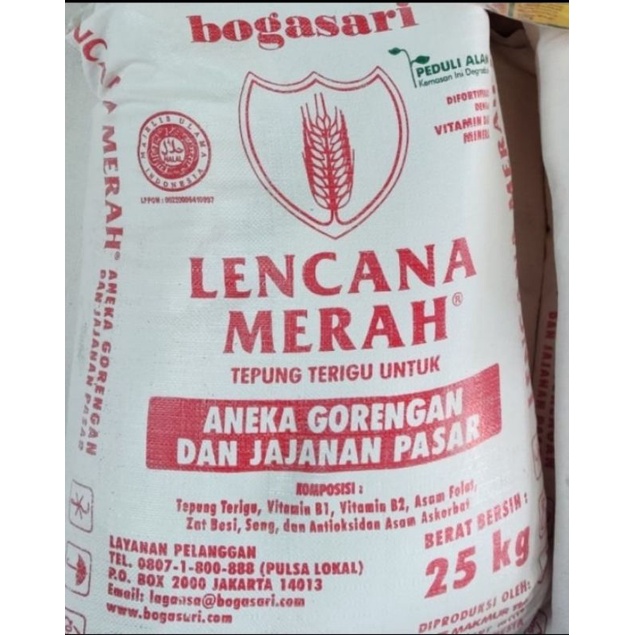 

tepung terigu LENCANA MERAH repack 500g