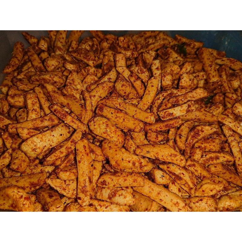 

Basreng pedas /original / kiloan 500gr/ pedas daun jeruk