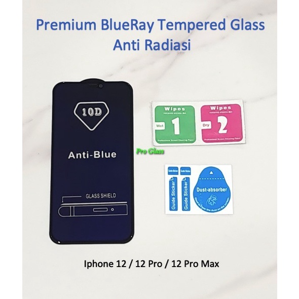 Iphone 12 12 Pro / 12 Pro Max Anti Blue Ray Radiation Tempered Glass