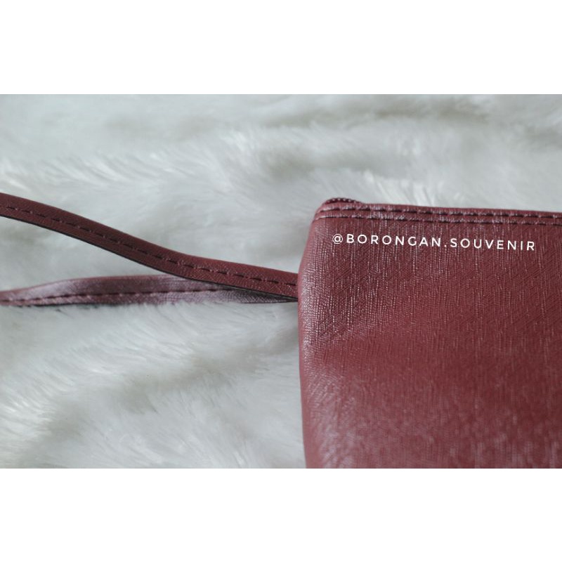 SOUVENIR PERNIKAHAN POUCH KOSMETIK METALIK UKURAN +-23X14X5CM MINIMAL 100 PCS