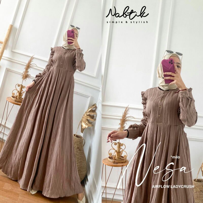 NESA ,CIKA Dress Wanita Muslim Ori by Naptik