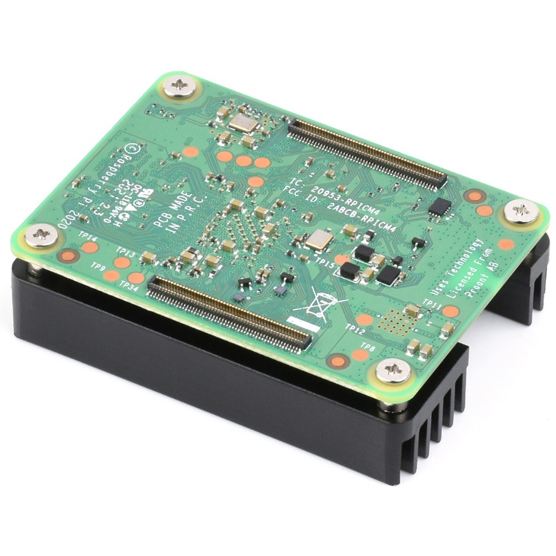 Bt Heatsink Aluminium Alloy Untuk Modul Raspberry Pi Compute 4cm4 Motherboard