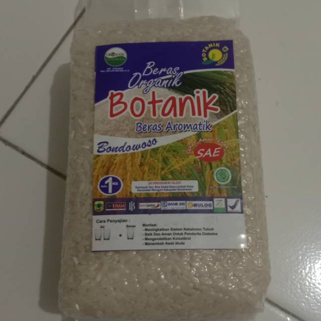 

Beras Organik||BOTANIK||Kemasan vacuum