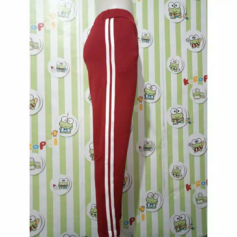 (BAYAR DI TEMPAT) CELANA LUNA SCUBA STRIP2/ Luna PENSIL/LEGGING SCUBA TERBARU TRENING CELANA MURAH