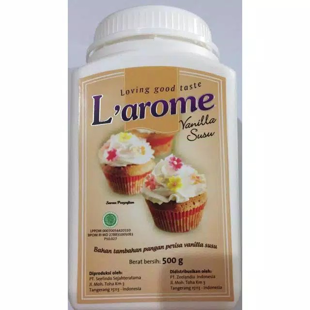 

Larome Vanilla Susu Milk Powder 500gr L'arome Perisa Vanila Susu Bubuk