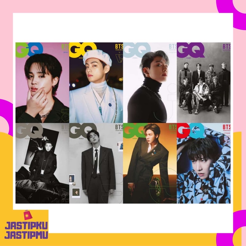 [ONLY DP - Baca Deskripsi] PO GQ KOREA MAGAZINE BTS EDITION JANUARY 2022 ISSUE