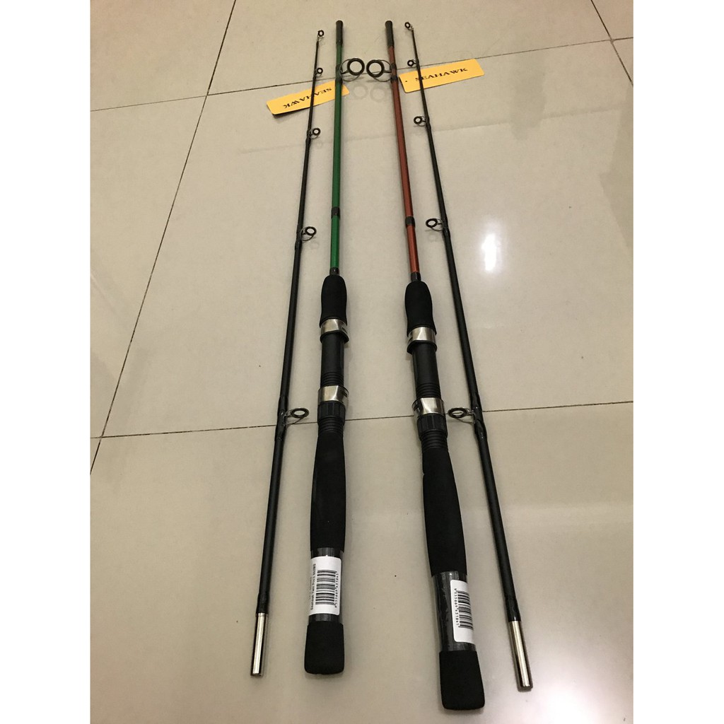 Joran fiber solid 165 180 cm super strong -  Joran Seahawk Twin Proii 602 MS 165  180 cm - 18- 35 lb