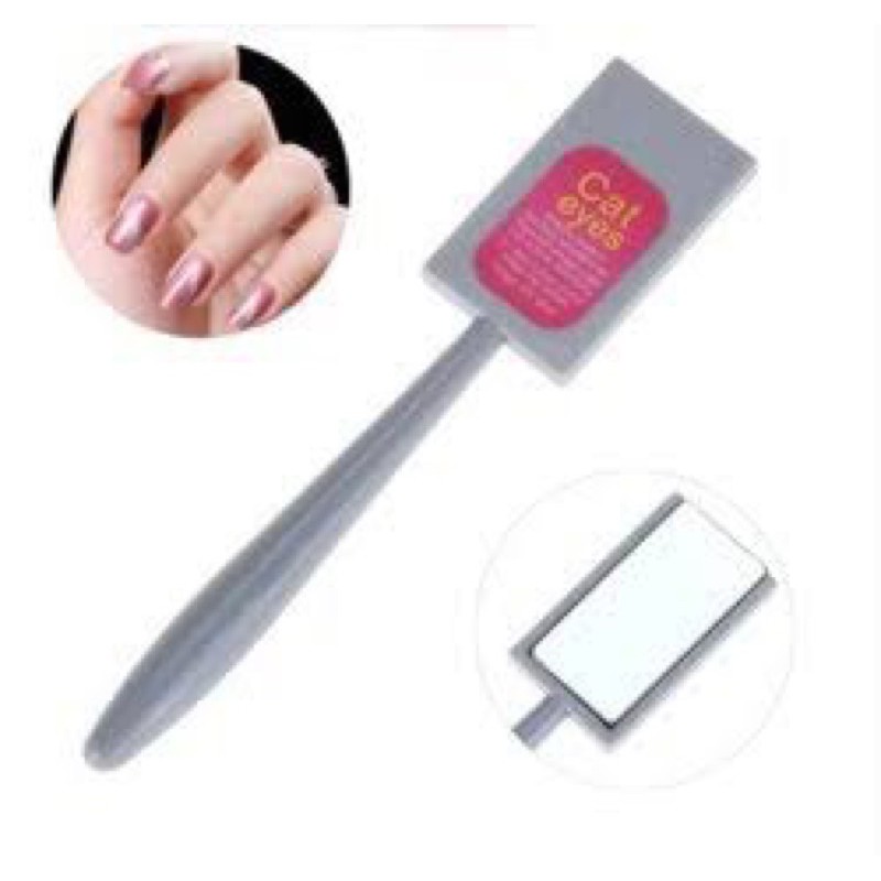 Cat Eyes Magnet Stick 2in1 / Nail Art Efek Cat Eyes / Stick Magnet Cat Eye Nail Tools