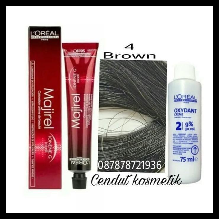 Promo Loreal Majirel 4 Brown / Pewarna Rambut / Hair Color