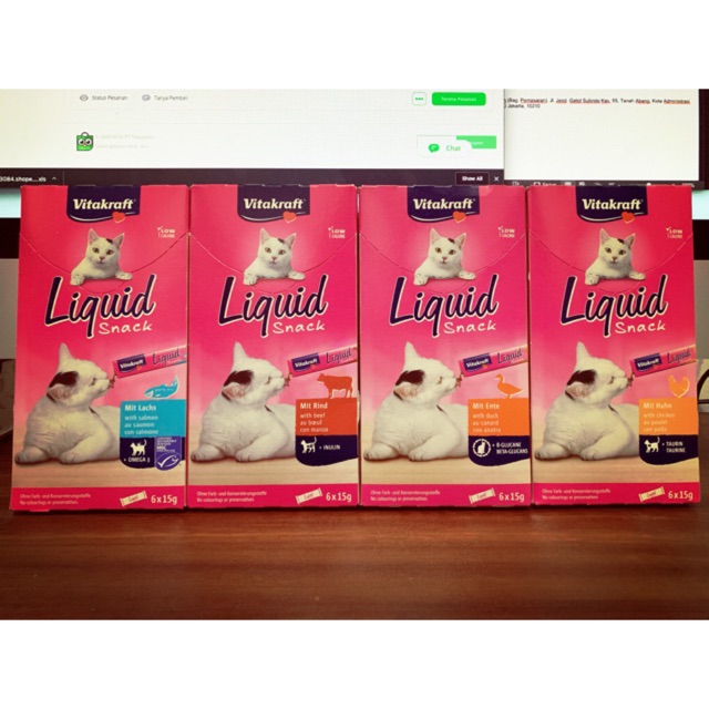 VITAKRAFT CAT LIQUID SATU BOX ISI 6