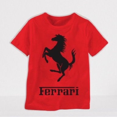 KAOS ANAK COWO FERRARI