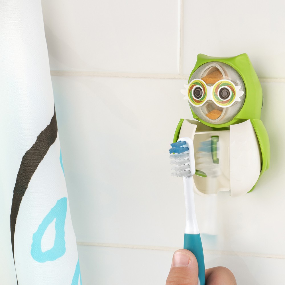 Flipper Toothbrush Cover + Timer Owl