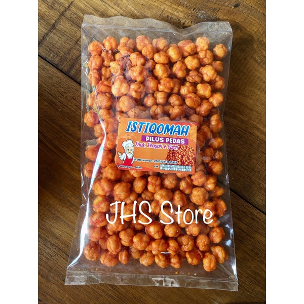

Camilan Ringan Pilus Pedas 130gr
