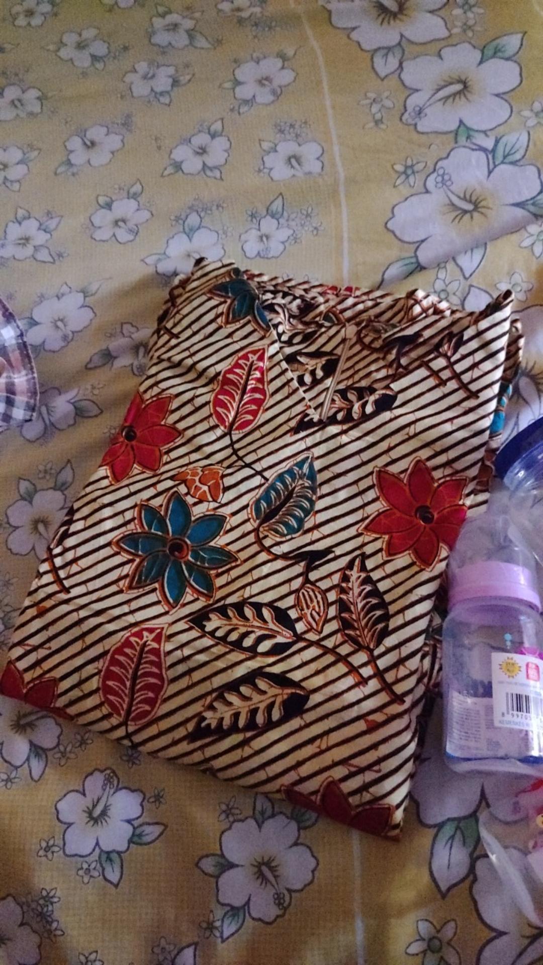 Batik Dolby Dolbi Dobby Doby Tenun Sutra Tulis Katun Atbm Baron Atasan Batik Wanita Sogan Srg308