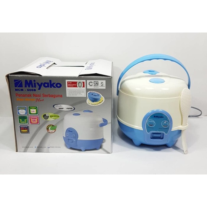 Miyako Magic Com 3in1 0,6L MCM 606B - 606 B  MCM606 B Mini Rice Cooker 0,6 Liter