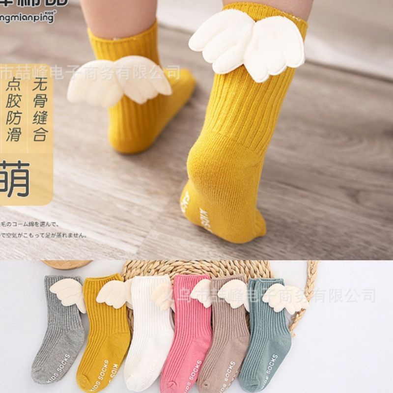 Kaos kaki bayi wings sayap baby socks import fashion