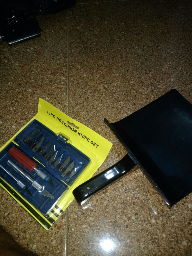 Tatakan Semen Hitam-wadah Semen