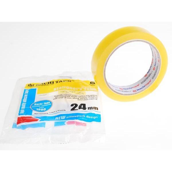 

Nachi Stationery Tape 24 Mm X 72 Yards [1Pak=6 Biji] Bening Kuning