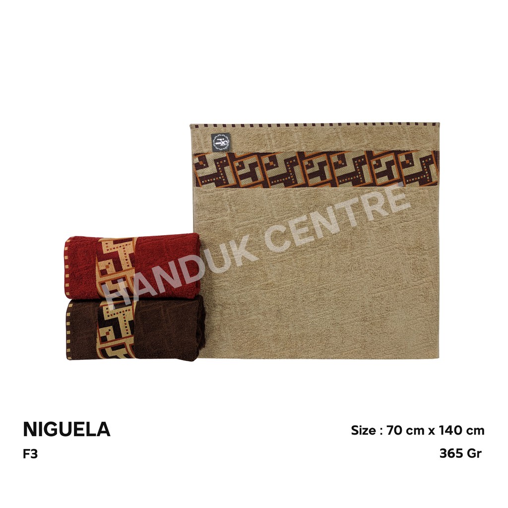 [ Handuk Centre ] Handuk Mandi Dewasa 70x140cm Niguela by Dixon || F3