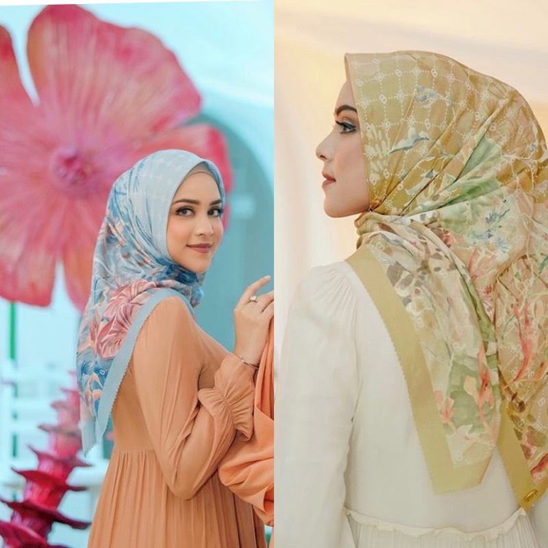 Xanadu Series Buttonscarves x ria miranda in Honey and marine