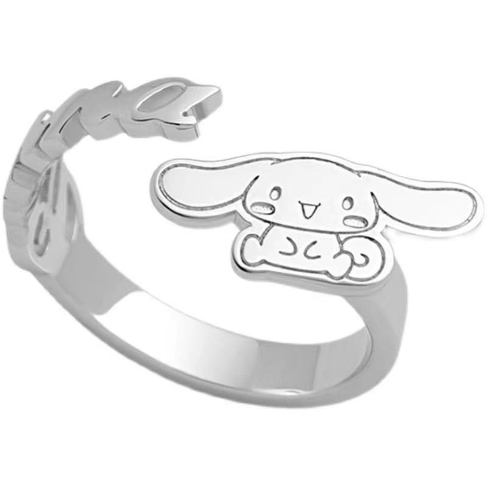 1pc Cincin Desain Anjing Cinnamon Untuk Hadiah Valentine