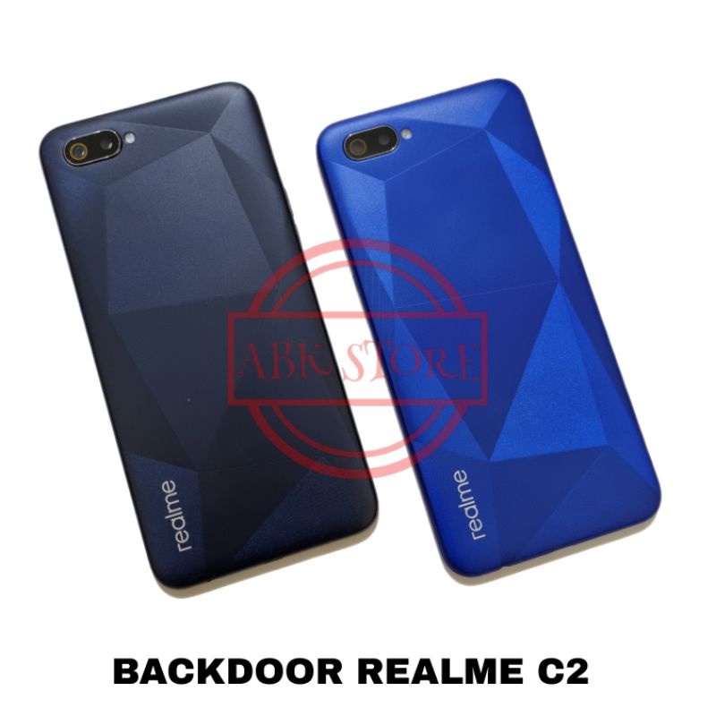 TUTUP BELAKANG BACKDOOR BACKCOVER BACK CASING HOUSING REALME C2